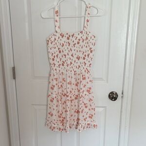 Jessica Simpson White and Pink Floral Mini Dress